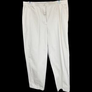 Bechamel Womens 14 Short Length Hidden Comfort Waistband Safari‎ Kacki Pants